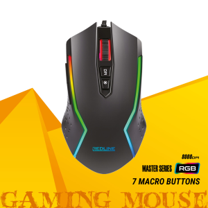 Mouse RGB 8000DPI pentru jocuri RGM-656 (Seria Master) RGM-656 фото