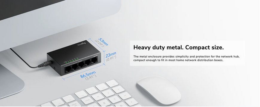5 портов 10/100/1000 Mbps GS105 23-405 фото
