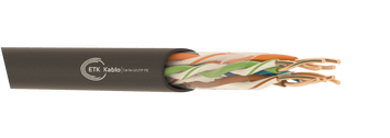 CAT 5e UTP 4*2*24 AWG Cu PE outdoor ETKcablo (цена за 1м) 22-114 фото