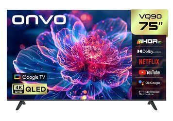 ONVO 75'' 75VQ90F20 FRAMELESS 4K GOOGLE TV 75VQ90F20 фото