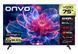 ONVO 75'' 75VQ90F20 FRAMELESS 4K GOOGLE TV 75VQ90F20 фото 1