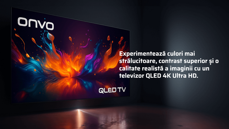 ONVO 75'' 75VQ90F20 FRAMELESS 4K GOOGLE TV 75VQ90F20 фото