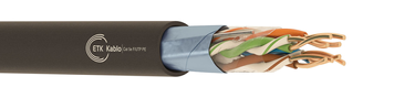 CAT 5e FTP 4*2*25 AWG Cu PE outdoor ETKcablo 22-115 фото