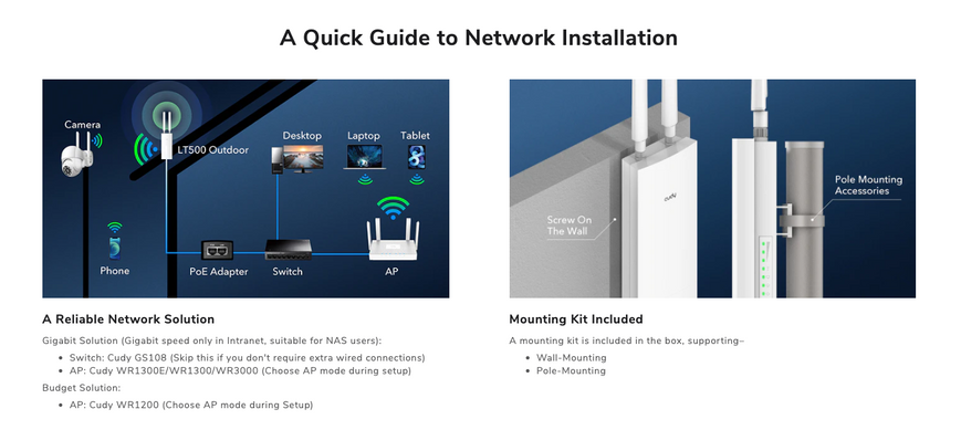 4G SIM Wi-Fi Router LT500 Outdoor 2.4GHz/5GHz 23-8029 фото