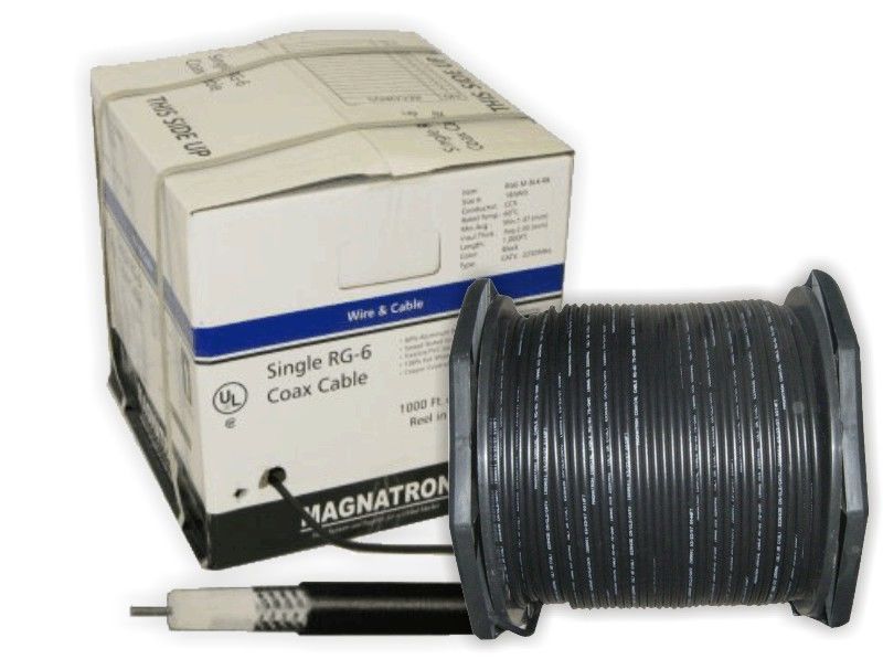 RG6-BLK-RB/305M (BLACK pret pentru 305m) MAGNATRON ID999MARKET_5202621 фото