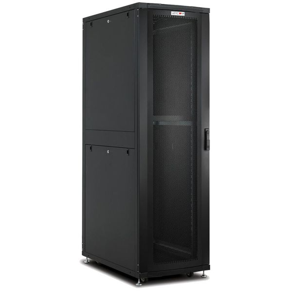 42U-W=600 D=800 19'' FS-Line Free Standing Network Cabinet, MFGFD, MSRD, MSSP, Black Color Flat Pack 18-1146 фото