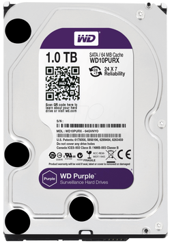 1 TB Unitate HDD Western Digital WD Purple, 3.5", WD11PURX 36-7-00031 фото