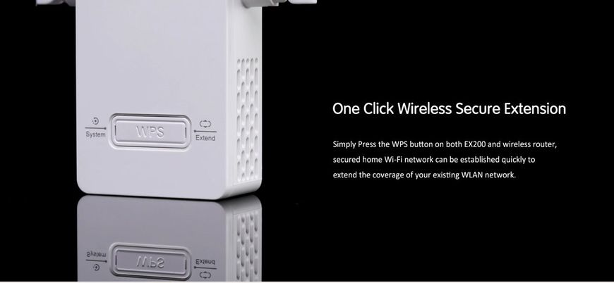 EX200 2.4GHz (300Mb Wireless Range Extender) wx005 фото