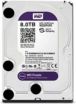 8 TB Unitate HDD Western Digital WD Purple, 3.5", WD40PURX 36-7-00028 фото