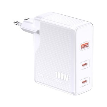 ЗАРЯДНОЕ УСТРОЙСТВО PD100W Type-C x2 + USB JB059  83453 фото