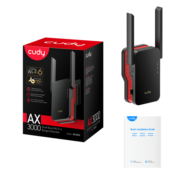 RE3000 AX3000 Gigabit Repeater Wi-Fi 6 Mesh 2.4GHz/5GHz 23-8016 фото RE3000 AX3000 Gigabit Repeater Wi-Fi 6 Mesh 2.4GHz/5GHz 23-8016 фото