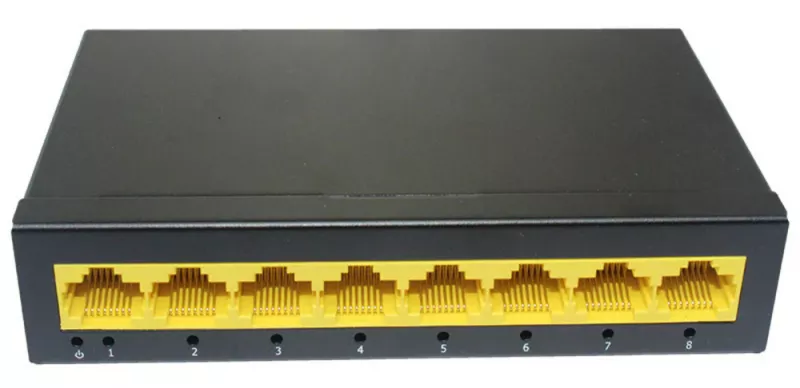 8-PORT GIGABIT SWITCH 12V 1A TECO S108GL 23-221 фото