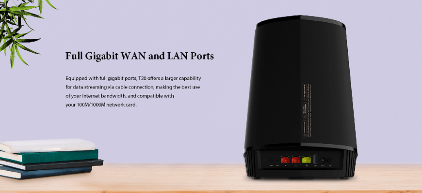 T20 AC3000 Tri Band GIGABIT Router Mesh 21-7453 фото