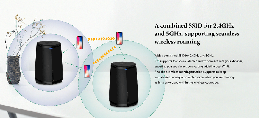 T20 AC3000 Tri Band GIGABIT Router Mesh 21-7453 фото