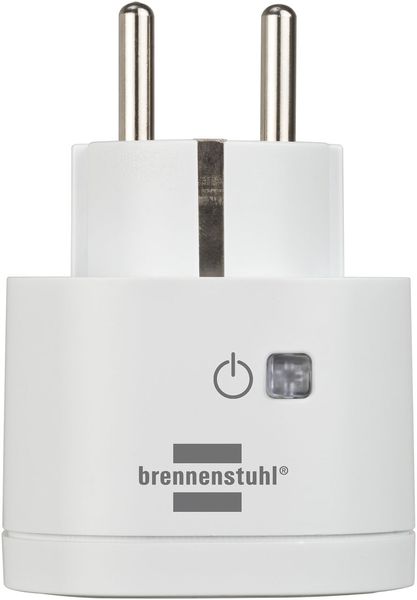 WiFi Socket WA 3000 XS01 (priză WiFi inteligentă cu control vocal prin Amazon Alexa sau Google Assistant, temporizator integrat, aplicație gratuită) brennenstuhl®Connect 1294850 фото