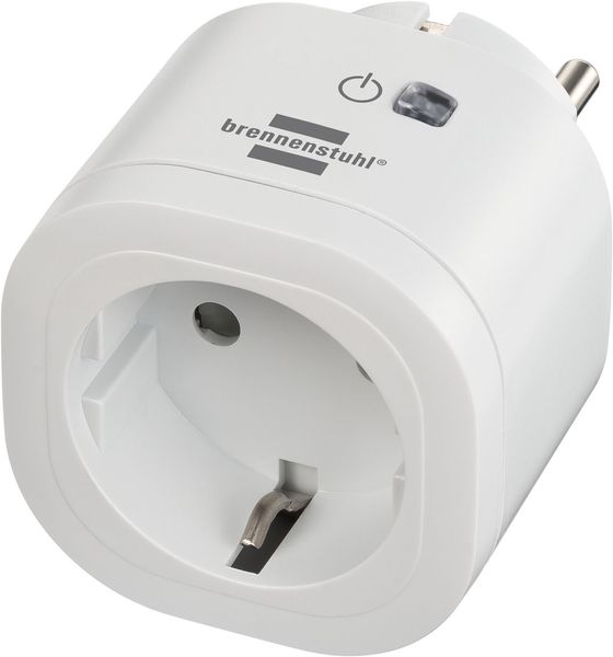 WiFi Socket WA 3000 XS01 (priză WiFi inteligentă cu control vocal prin Amazon Alexa sau Google Assistant, temporizator integrat, aplicație gratuită) brennenstuhl®Connect 1294850 фото