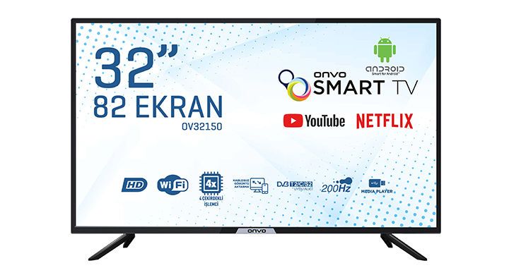 ONVO OV32150 32' HD READY ANDROID SMART LED OV32150 фото