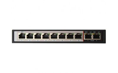 Comutator POE FoxGate S5908P-FE2-AI (96W) 8CH +2 /POE Switch 36-302 фото