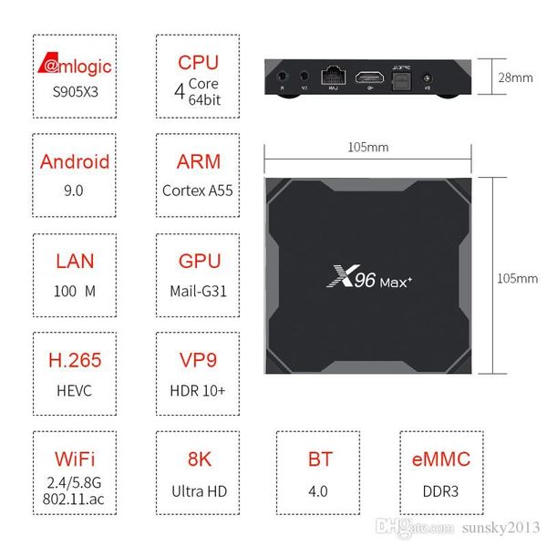 X96 MAX PLUS 4/64GB 02-00012 фото