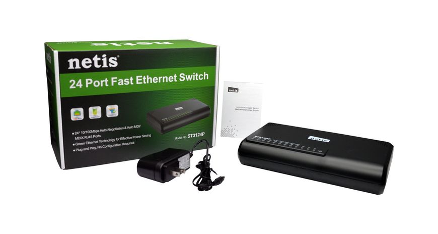 NETIS ST3124P 300Mbps 2.4GHz SWITCH 23-205 фото