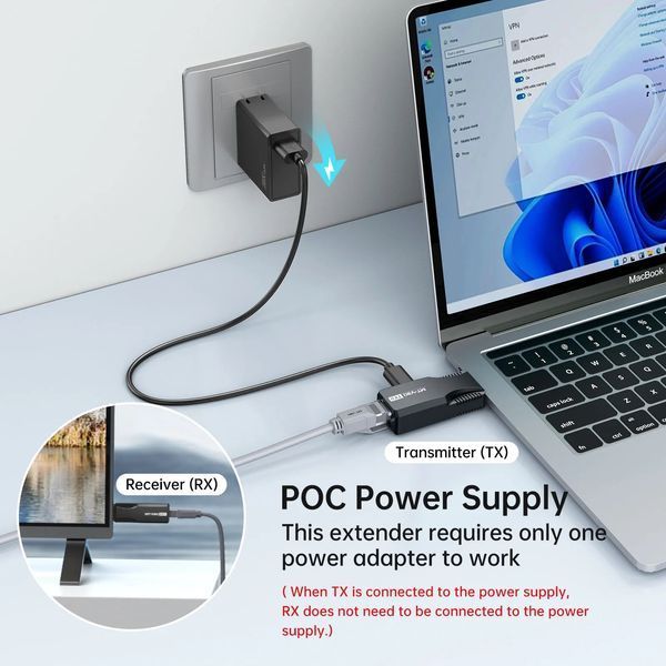 MT-ED015 Mini Extender HDMI 50m prin Ethernet Cat6, 1080P 27.1-0096 фото