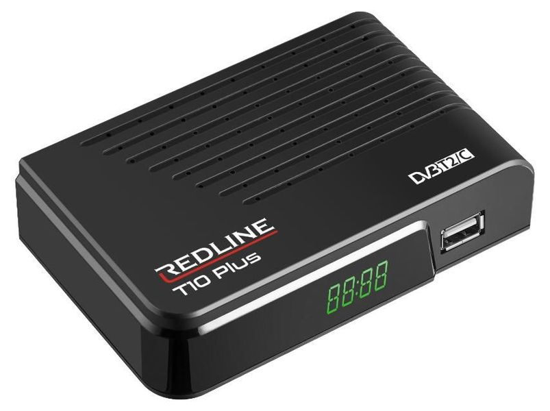 Redline T10 Plus Receptor digital terestru + prin cablu + IPTV T10Cable фото