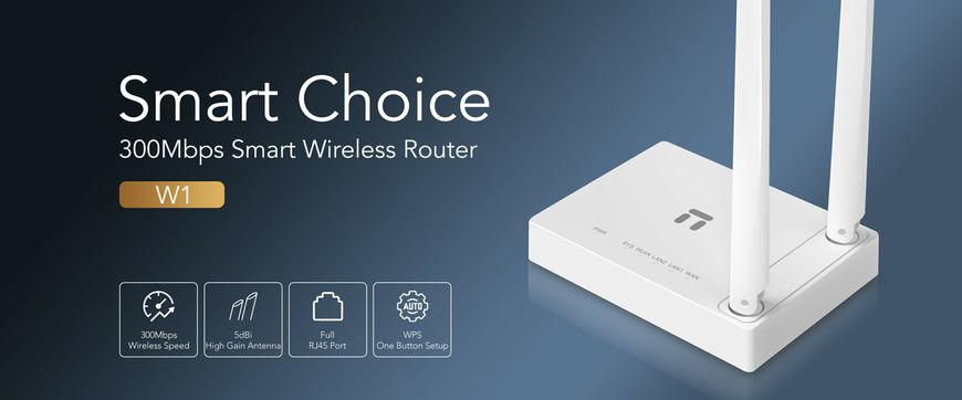 W1 Router wireless N 300Mbps 23-7754 фото