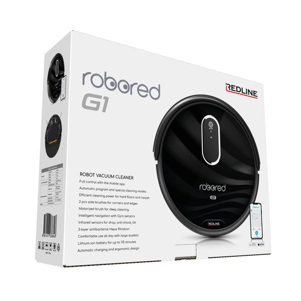 Robored G1 Robot Vacuum cleaner Redline RoboredG1 фото