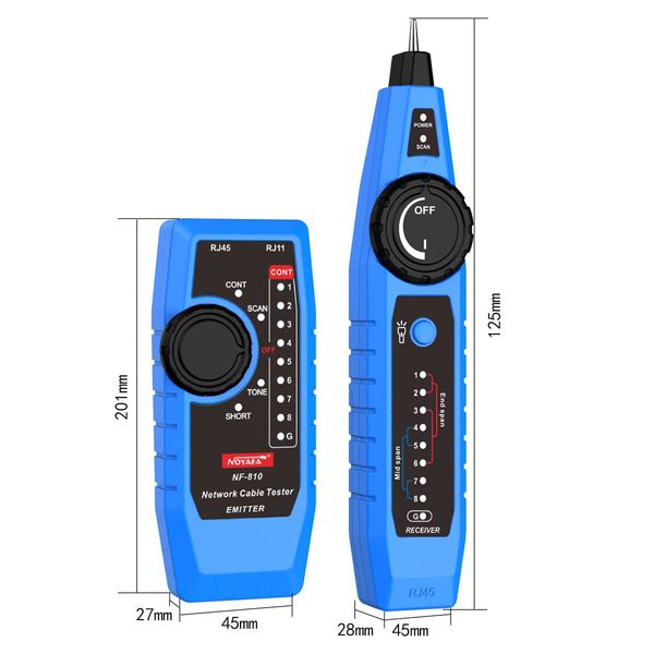 Tester de cablu de rețea NOYAFA NF-810 NF-810 фото