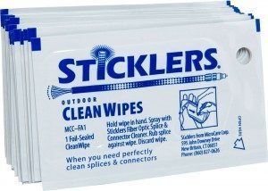 MicroCare Sticklers Individually Wrapped Outdoor CleanWipes (4&Prime; x 2&Prime;, 50 wipes per box). FA1 фото