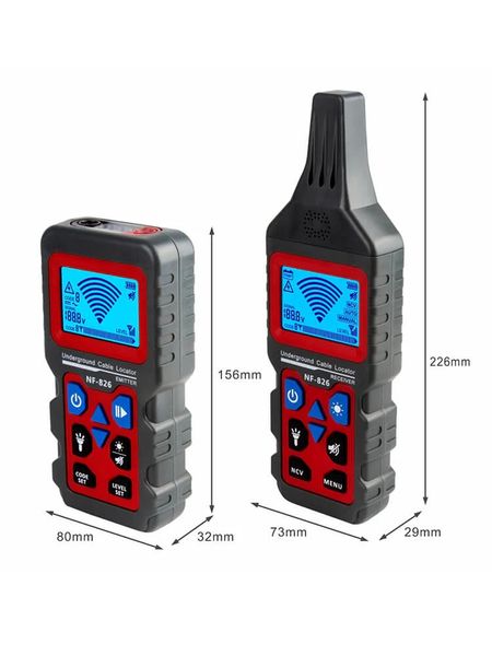 NOYAFA NF-826 Прибор для поиска подземных и настенных электрических проводов и труб NF-826 фото