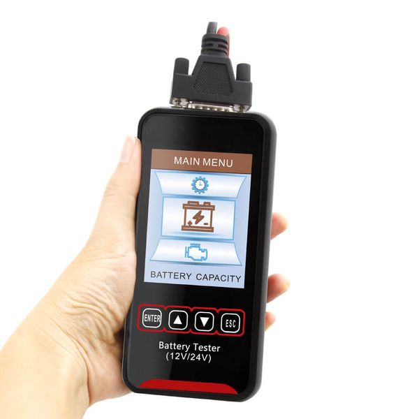 Tester digital de acumulatoare auto 12V/24V NF-DMDDY222 24-222 фото