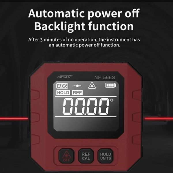 Угломер электронный магнитный с лазером NOYAFA NF-566S NF-566S фото