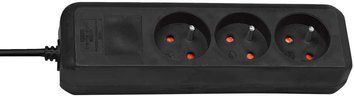 Prelungitor Eco-Line 3 prize negru 1,5m H05VV-F 3G1.5 *FR* 1157504 фото