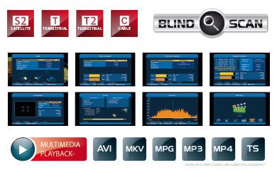 X-FINDER AMIKO (DIGITAL SATELLITE, TERRESTRIAL & CABLE SIGNAL MEASUREMENT TOOL, MEDIA PLAYER. ID999MARKET_438982 фото