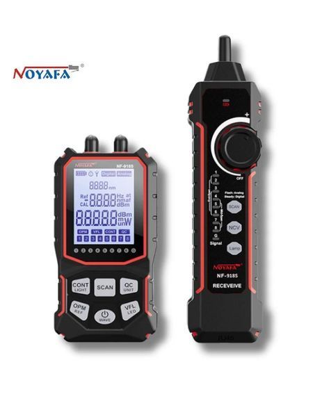 NOYAFA NF-918S Тестер сетевых кабелей с оптическим измерителем мощности на 6 длинах волн и визуальным локатором повреждений (VFL) NF-918S фото