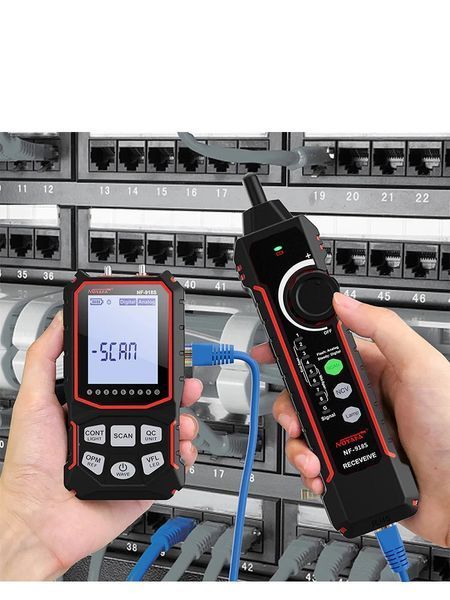 NOYAFA NF-918S Тестер сетевых кабелей с оптическим измерителем мощности на 6 длинах волн и визуальным локатором повреждений (VFL) NF-918S фото