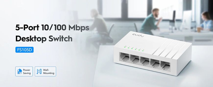 5 Porturi 10/100 Mbps FS105D 23-401 фото