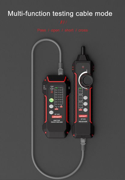 NF-802 RJ45 RJ11 Интеллектуальный тестер сетевого кабеля NF-802 фото