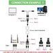 1 на 2 Сетевой Сплиттер Ethernet RJ45 MT-ST01 (2 шт. в комплекте) Cat5/Cat5e/Cat6/Cat7 100Мбит/с MT-ST01 фото 4