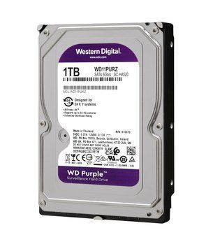 1 ТБЖесткий диск Western Digital WD Purple, 3.5", WD11PURZ 36-7-00031 фото