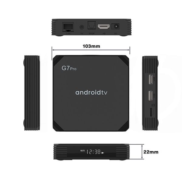 G7 Pro 4/32 Гб Magicsee Смарт ТВ приставка Android TV 11 Smart Box  02-00022 фото