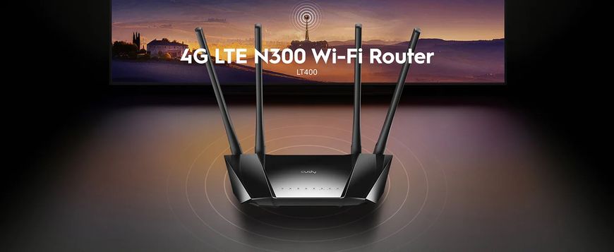 4G SIM N300 Wi-Fi Router LT400 23-8003 фото