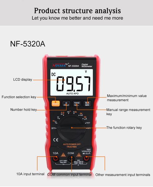 NF-5320A Многофункциональный мультиметр NF-5320A фото