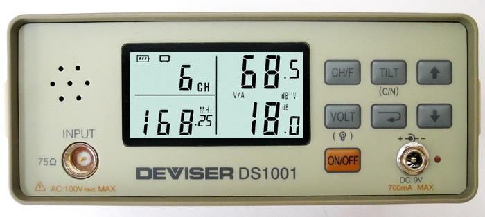 Signal Level Meter DS1001 Deviser DS1001 фото