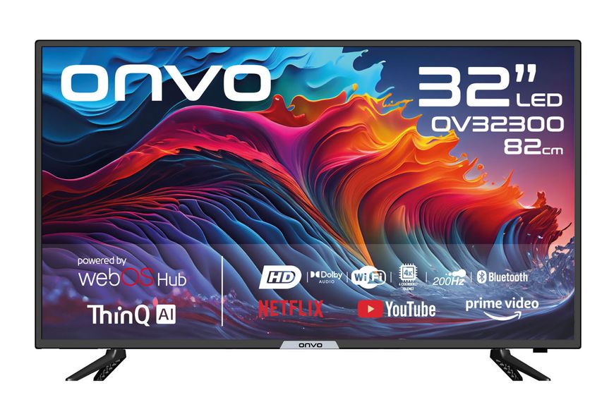 ONVO 32'' OV32300 HD READY WEB OS SMART LED OV32300 фото