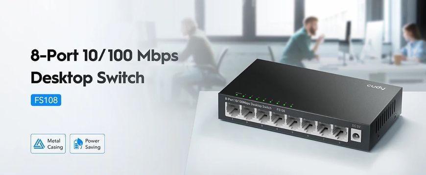 8 портов 10/100 Mbps FS108 23-403 фото