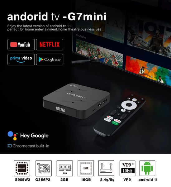 2/16GB G7 MINI ANDROID TV 02-00023 фото