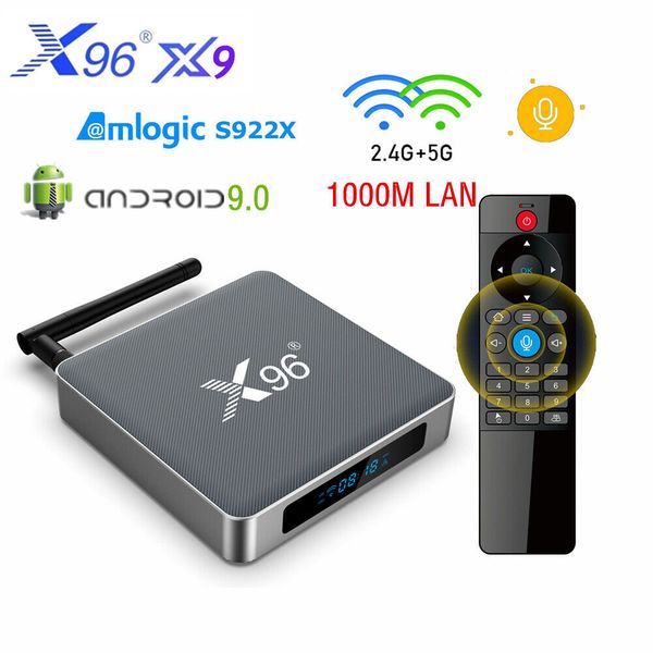 X96 X9 Android 9 Amlogic S922X 4G/32GB 2.4G & 5G WiFi 1000M LAN 4K 02-00018 фото