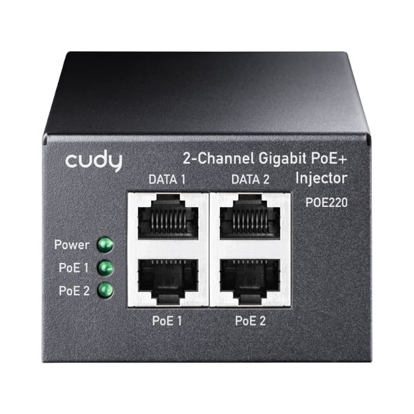 Gigabit POE Injector pe două porturi POE220 36-510 фото